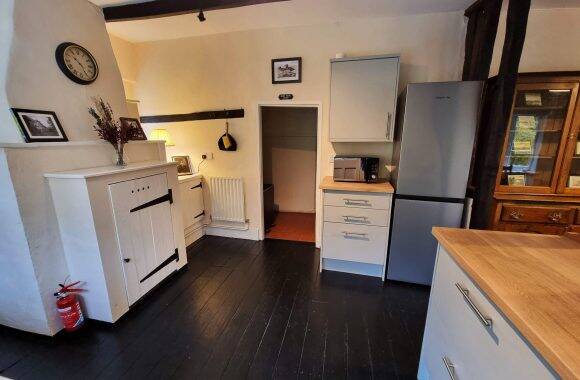 Kitchen Fridge Microwave